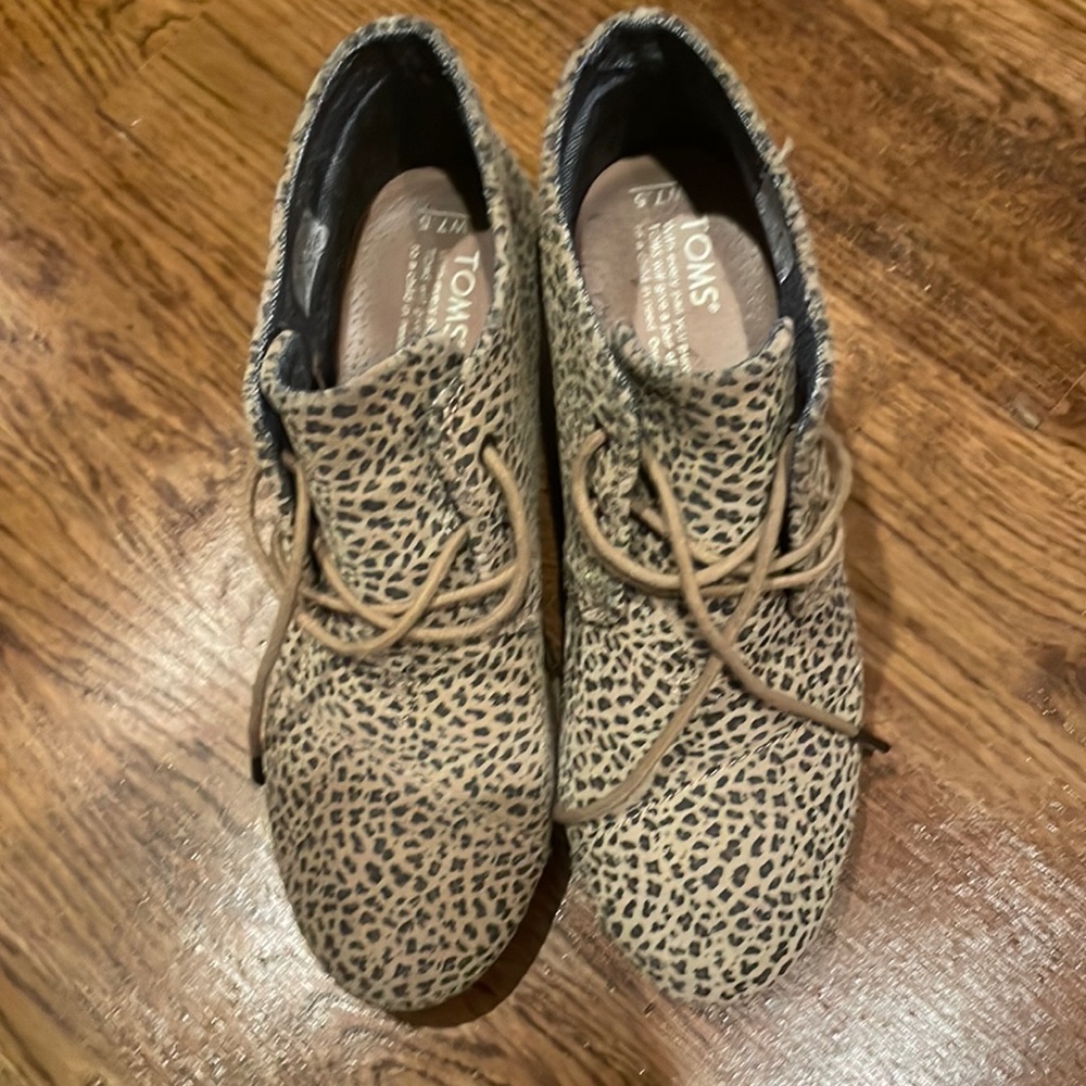Toms cheetah bootie